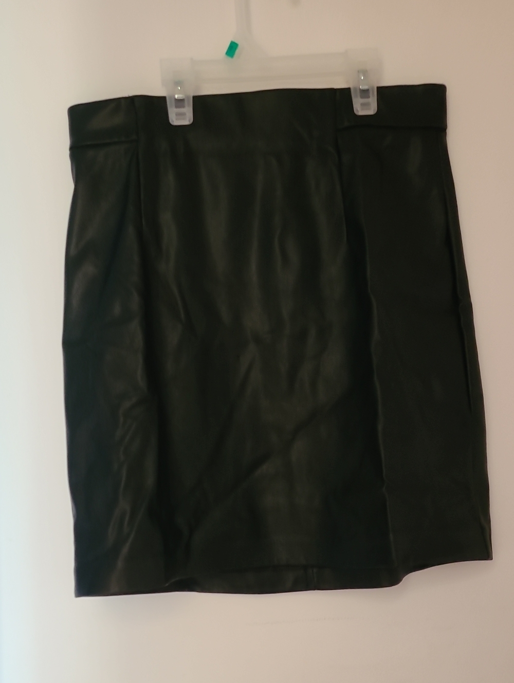 Dynamite Black Faux Leather Mini Skirt